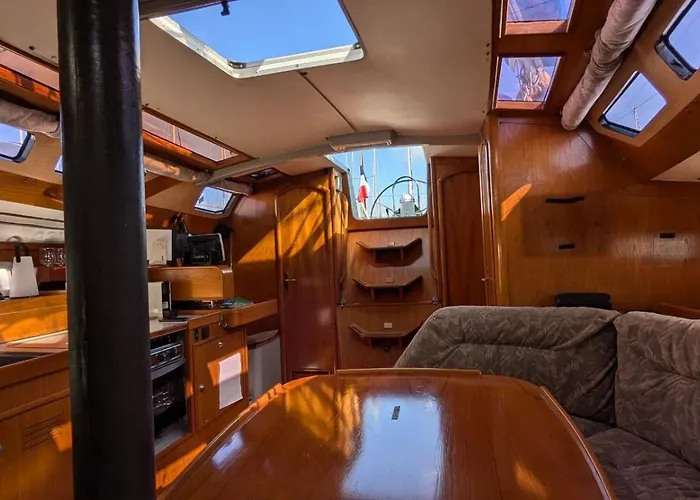 Nuit Sur Un Bateau Vieux Port